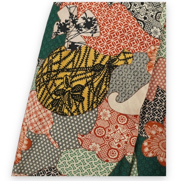 LL Bean Fit Flare Sundress  Size 0 Patchwork Print Paisley Spaghetti Straps Boho - Picture 13 of 13